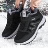 Men's Comfort Snow Boots Fur Lined Warm Ankle Boot Waterproof Anti-Slip Winter Outdoor Shoes for Male Lace-Up Walking Sneakers Trekking Hiking Booties