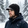 Hat Men's Autumn and Winter Warm Fleece Ear Protectors Short Brim Wool Hat Outdoor Riding Windproof Knitted Hat Winter Men's