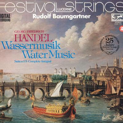 LP Schallplatte RUDOLF BAUMGARTNER, FESTIVAL STRING - HÄNDEL: Wassermusik Suiten 1-3 komp K28C176 EURODISC 1982 Japan Klassik Gebraucht