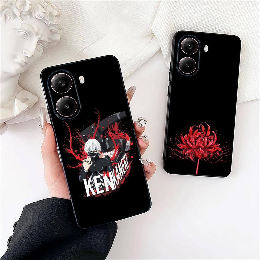 Tokyo Anime Cartoon Ken Kaneki Ghouls for Motorola Moto G86 G14 G35 G34 G45 G55 G67 G75 G85 G24 G15 G54 G57 Power Phone Case