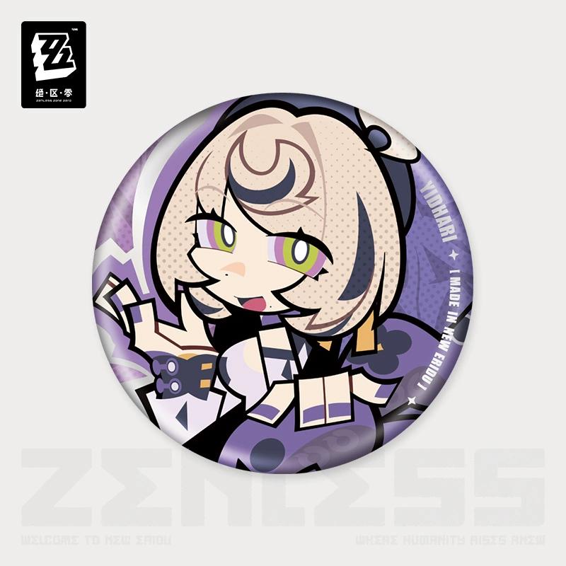 

Sunsyea Zenless Zone Zero Official Merch miHoYo Original LD Series Acrylic Keychain Badge Spook Shack