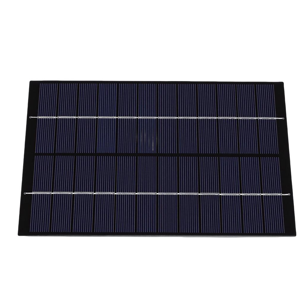 Solar Panel, 4.2W Polycrystalline Silicon Outdoor Solar with USB C for , Security Cameras and Camping