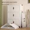 Foldable Plastic Storage Cabinet for Household, Living Room, and Kids' Toys