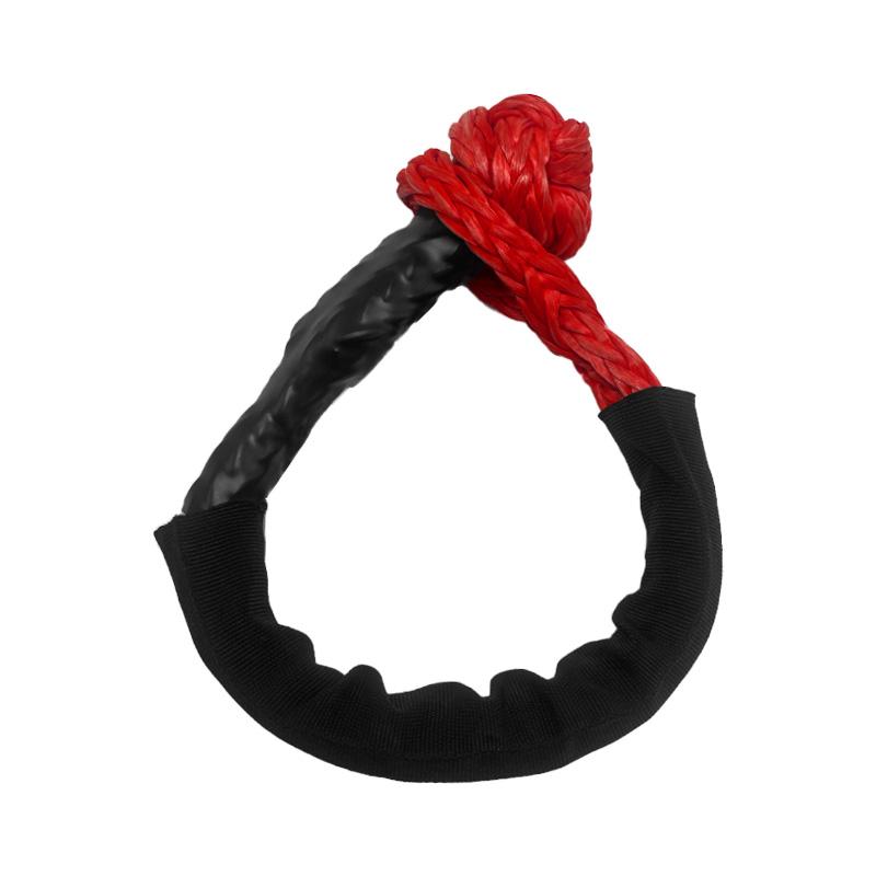 High Quality 12/14mm UHMWPE Soft Shackle Colorful Protective Sleeve Towing Strap for Off-Road Cars 17