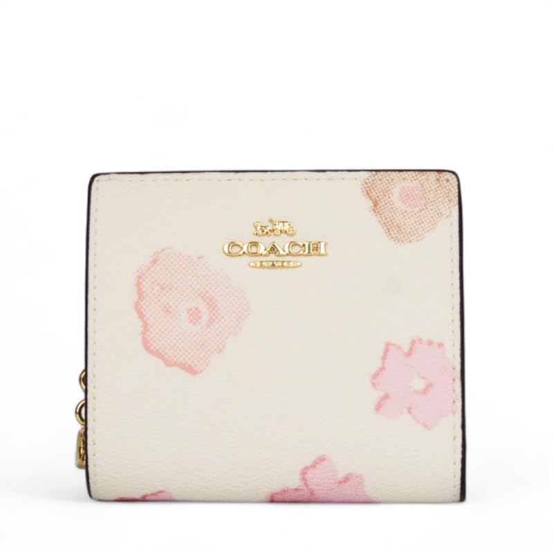 

[coach] Drawstring bag/wrapped gift set ladies wallet mini wallet CR797 IMCAH (Chalk Multi) floral pattern [Outlet]