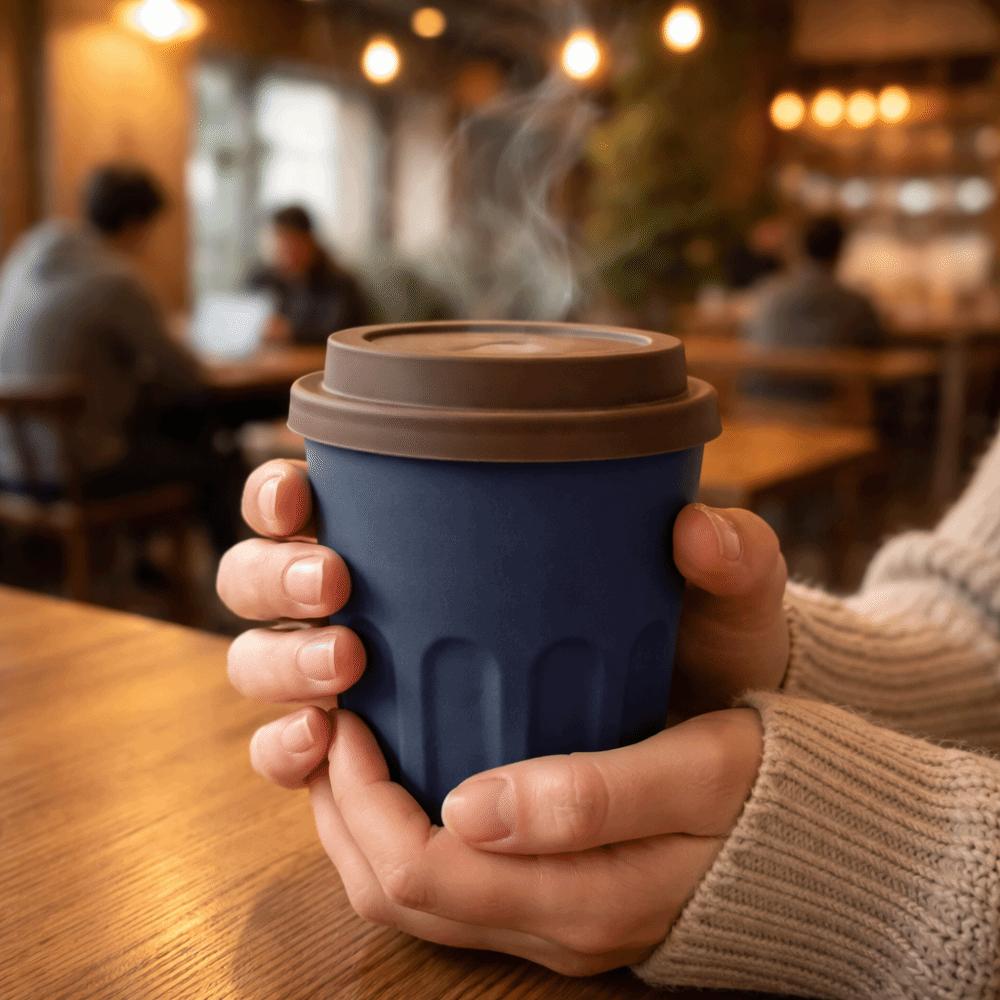 with Lid Pocket Coffee Cup Leak Proof Portable Insulated Mug Beverages Cup Travel Mug Travel