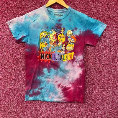 Nickelodeon 90's Cartoons Retro Tie Dye T-Shirt