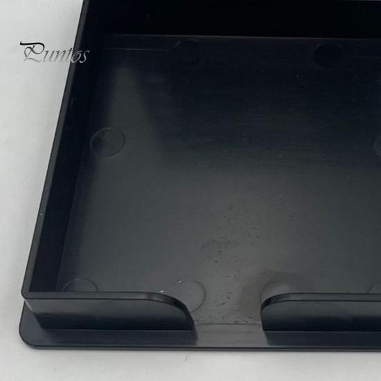 2Pcs Sticky Note Dispenser Holders High Durability Smooth Edge Burr Free Multifunctional Sticky Note Holder with Stencil
