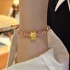 Cute Cute Dragon Bracelet Women's Light Luxury Niche Natal Dragon Woven Jewelry