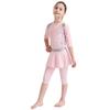 H2017 Girls' Three-Piece Conservative Swimsuit