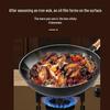 COOKER KING 30cm Uncoated Fine Iron Wok