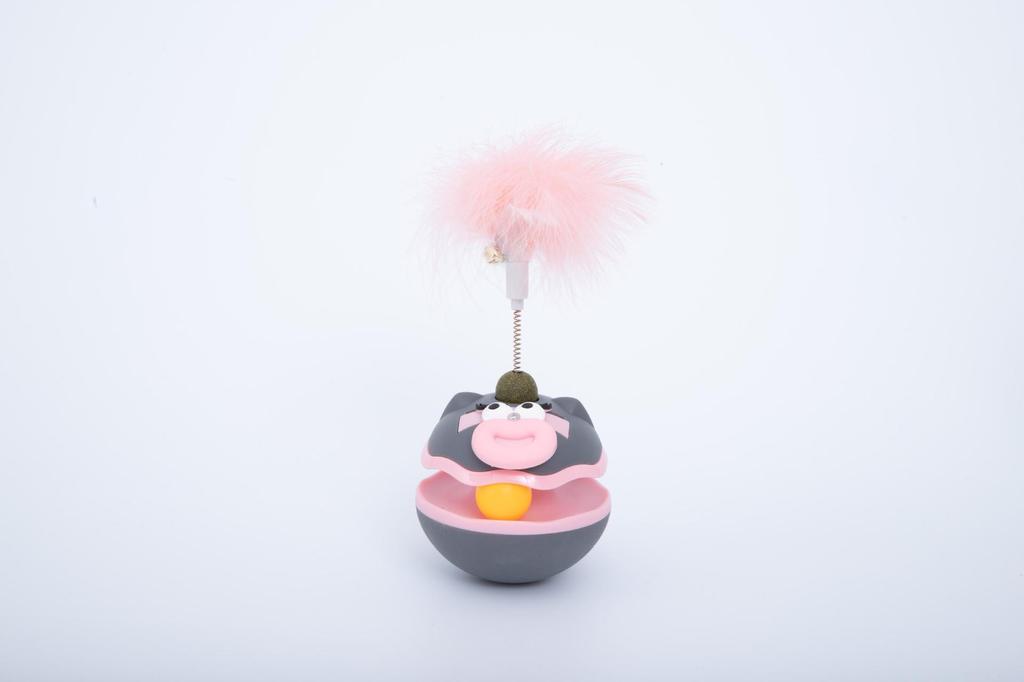 Electric Feather Catnip Tumbler Toy: Self-Entertainment and Boredom Relief for Cats