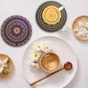 8 Pcs Wooden Coasters, Waterproof & Stain Proof, for Table Decor Placemats, Natural Wood Look, Durable