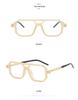 Trendy European & American Thick Frame Double Beam Square Sunglasses for Men & Women