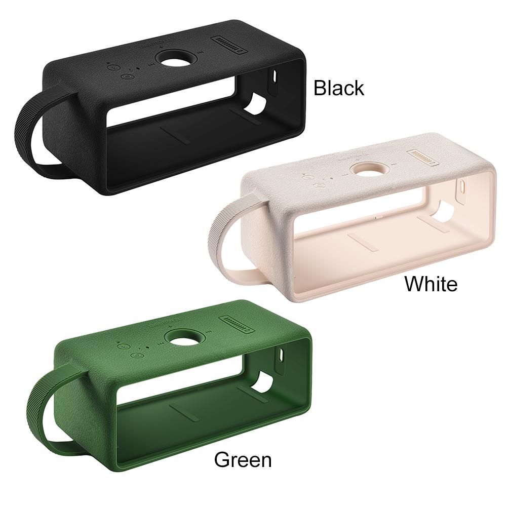 Silicone Anti-Fall Speaker Case with Handle Foldable Protective Cover Anti-Slip for Marshall EMBERTON III BT-Compatible Speaker