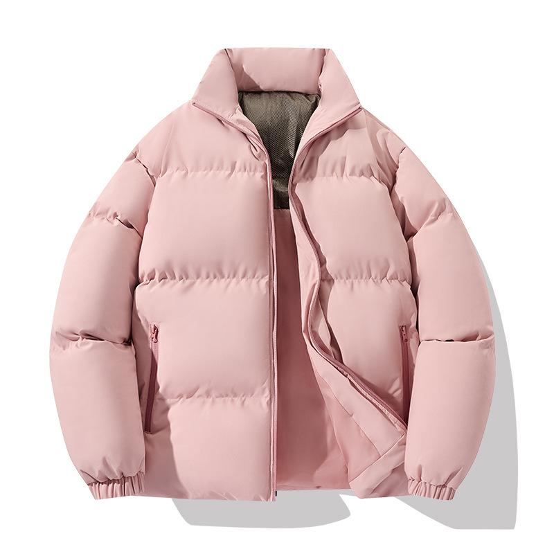 Winter Graphene Cotton Jacket, Men's Thick Down Cotton Jacket, Stand Collar Windproof Warm Bread Jacket, Cotton Jacket