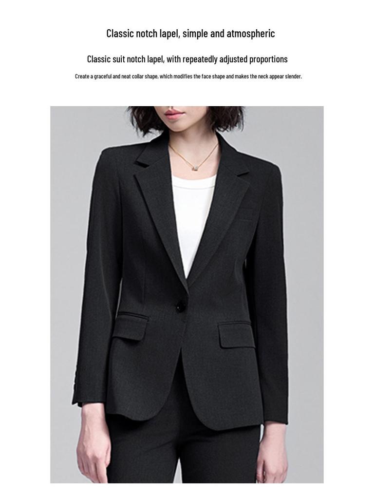 2025 Autumn/Winter Women's Korean-Style Tailored Commuter Suit Set: Elegant, Waist-Slimming, OL Fashion