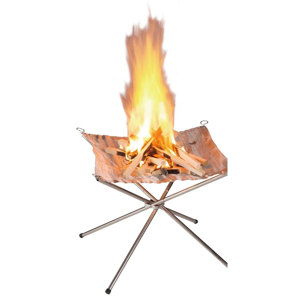 BUNDOK Handy Bonfire Stand with Storage 44cm Bonfire Stand BD-480 Case, Foldable, Storage,