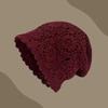 Handmade Hollowed Out Beanie Cap Bohemian Style Knit Cap Cute Ethnic Style Hat  Girls