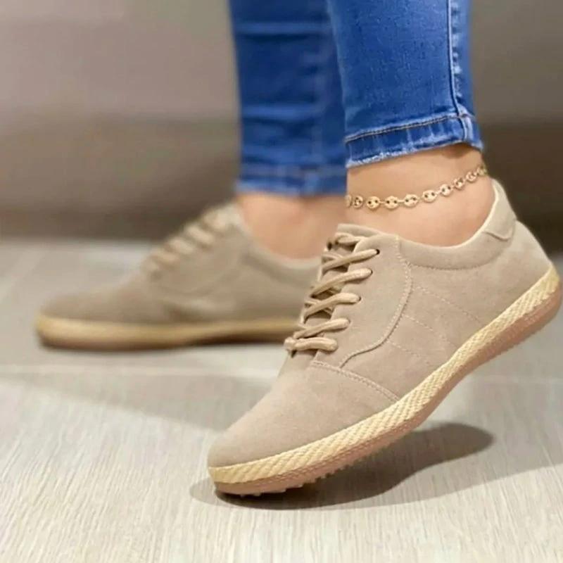 New Women Casual Sneakers Women Large Size Round Toe Thick Sole Sports Shoes Ladies Sneakers Fashion Flats Zapatos De Mujer