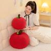 New Cuddly Steric Stuffed Red Apple Plush Toys Soft Chubby Lifelike Apple Throw Pillow Funny Photo Props Kawaii Home Decor