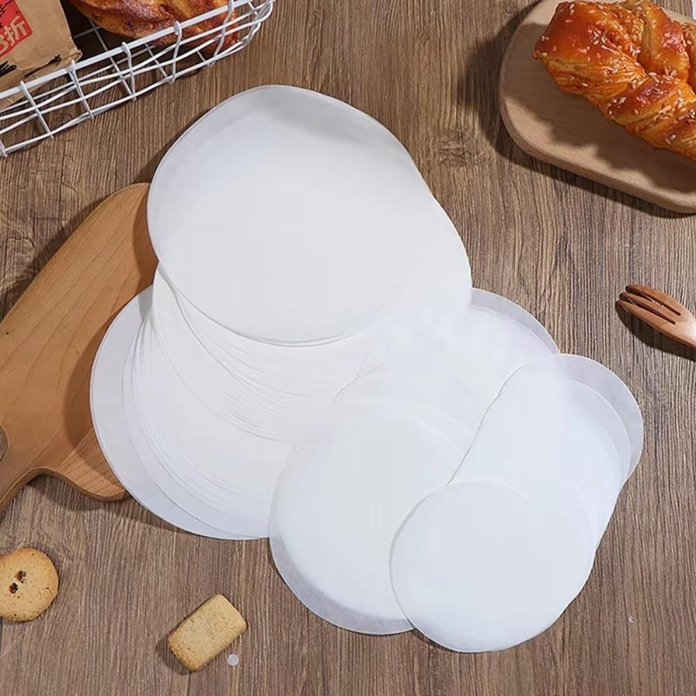Circle Shape Baking Paper Disposable Oil Proof Paper Multifunction Liner BBQ Paper Liner  Household