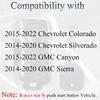 Key Fob Remote Replacement Fits for Chevy Silverado 1500 2500 3500 Colorado GMC Sierra Canyon 2014- FCC ID: M3N-32337100 with Uncut Chevrolet GMC