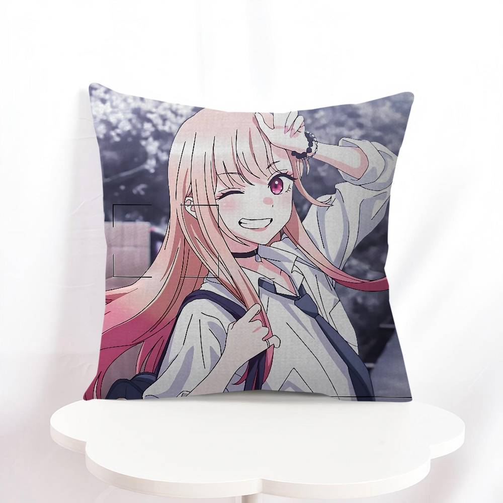 M-Marin Kitagawa Pillow Gift Home Office Decoration Pillow Bedroom Sofa Car Cushion CoverPillow Case
