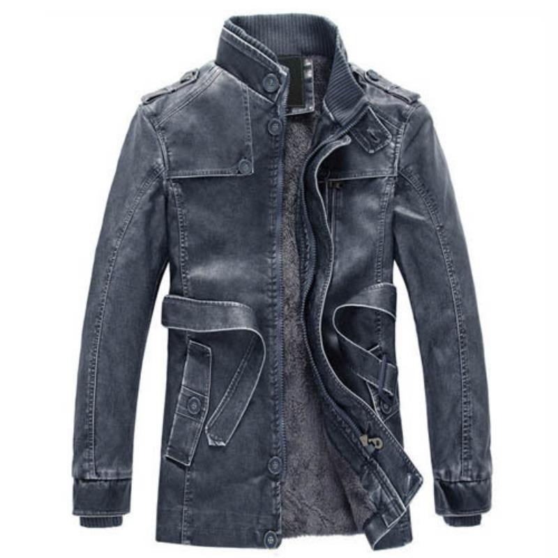 

Оригинальный заказ средней и длинной куртки из искусственной кожи, персонализированная вымытая мужская кожаная куртка Locomotive L