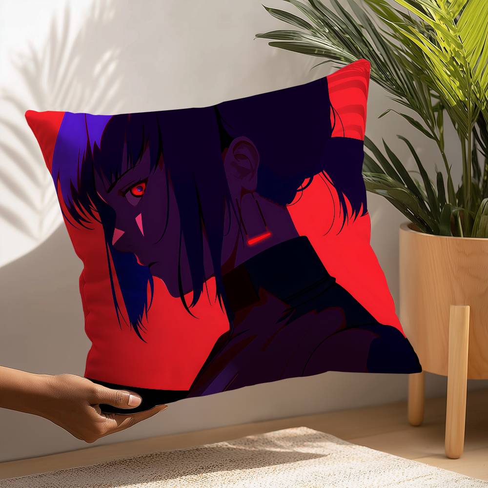 G-Ghost in The S-Shell Pillow Case Plush Fabric Soft  Pillowcase Double Sided Print Cushion Cover Household Gifts