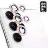 Glitter Camera Lens Protector Film For Samsung Galaxy S23 S24 S25 S26 Ultra Plus Full Cover Metal Ring Glass Lens Film