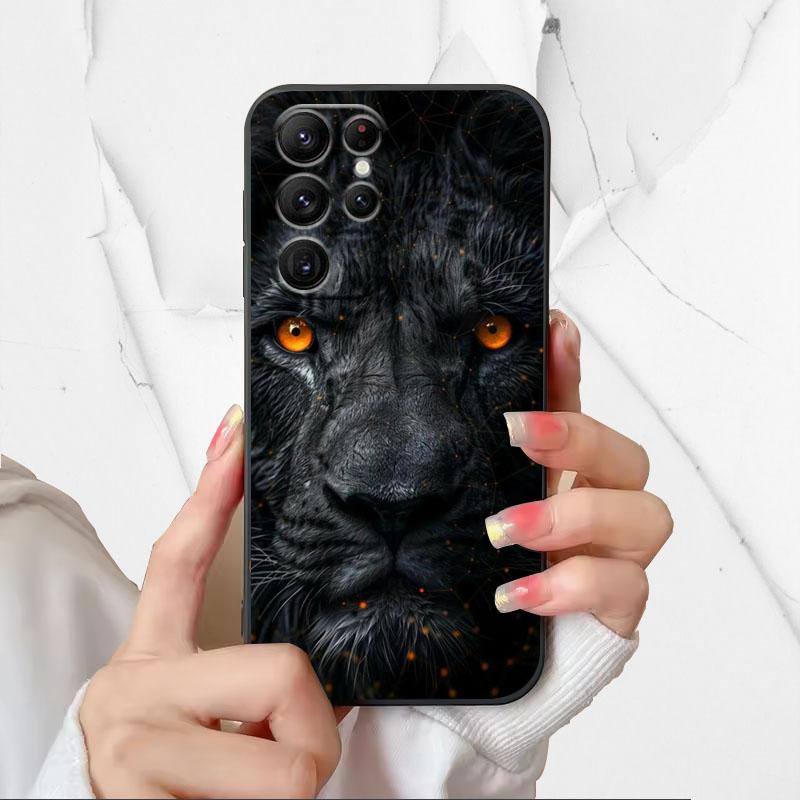 Astronaut Pattern Phone Case For Samsung Galaxy S25 Ultra Covers For Galaxy S 25 Ultra Soft Silicone Shell Black TPU Fundas