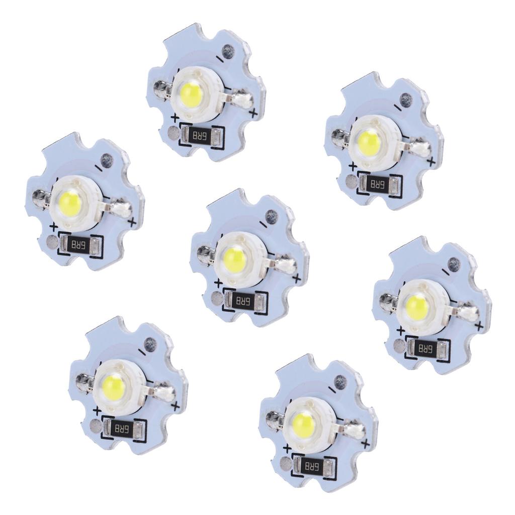 25Pcs 5V LED Chips 200LM 1W High Power LED Lamp Beads for DIY Lighting FixturesPure White