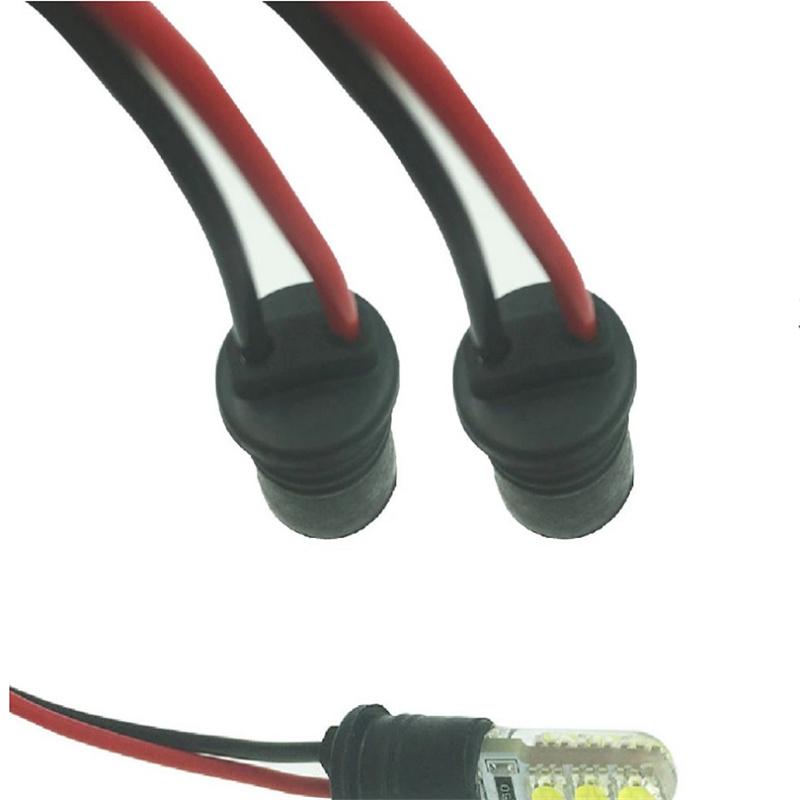 Led T10 W5w Soft Bulb Holder Adapters Cable Led Bulb Connector Socket Acesssories
