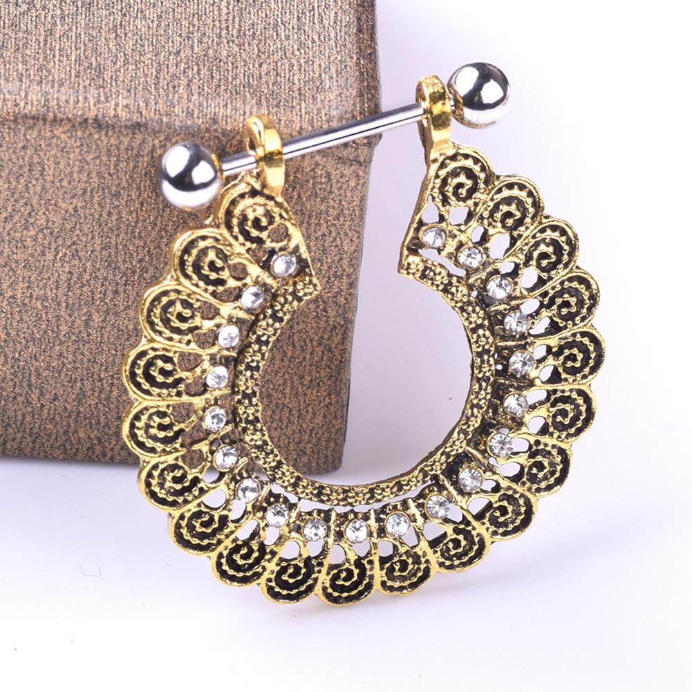Kobiety Bohemia Retro Style Delikatny Hollow Out Piercing Sutek