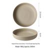 Abay Coarse Pottery Deep Round Plate