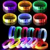 10 Pieces Plastic LED Glow Bracelets Glow In The Dark Flashing Bubble Bracelet  Night Events