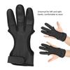 Bow Archery Three Finger Finger Guard Gloves Shooting Protection Protective Gear XL Size