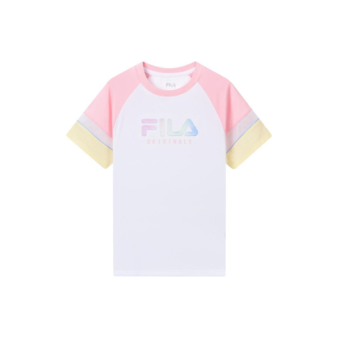 

New FILA T Shirt Standard White Kids K12G321112F-WT 160