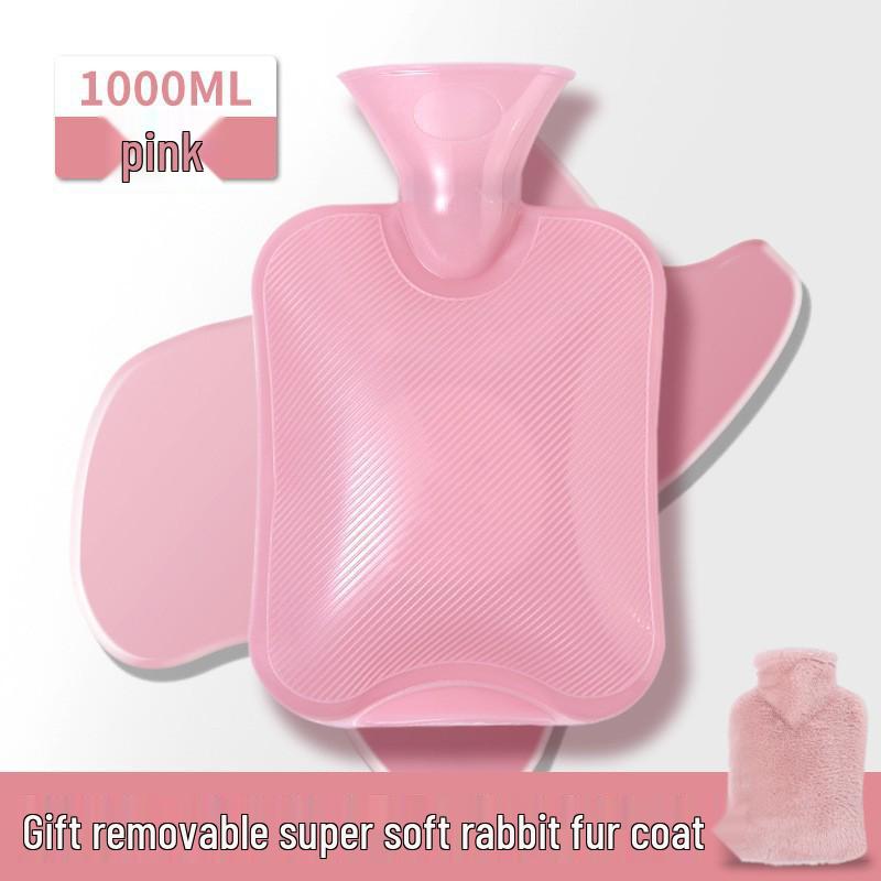 Extra Long Hot Water Bottle for Bed - Thickened Design for Warm Feet and Sleep Comfort