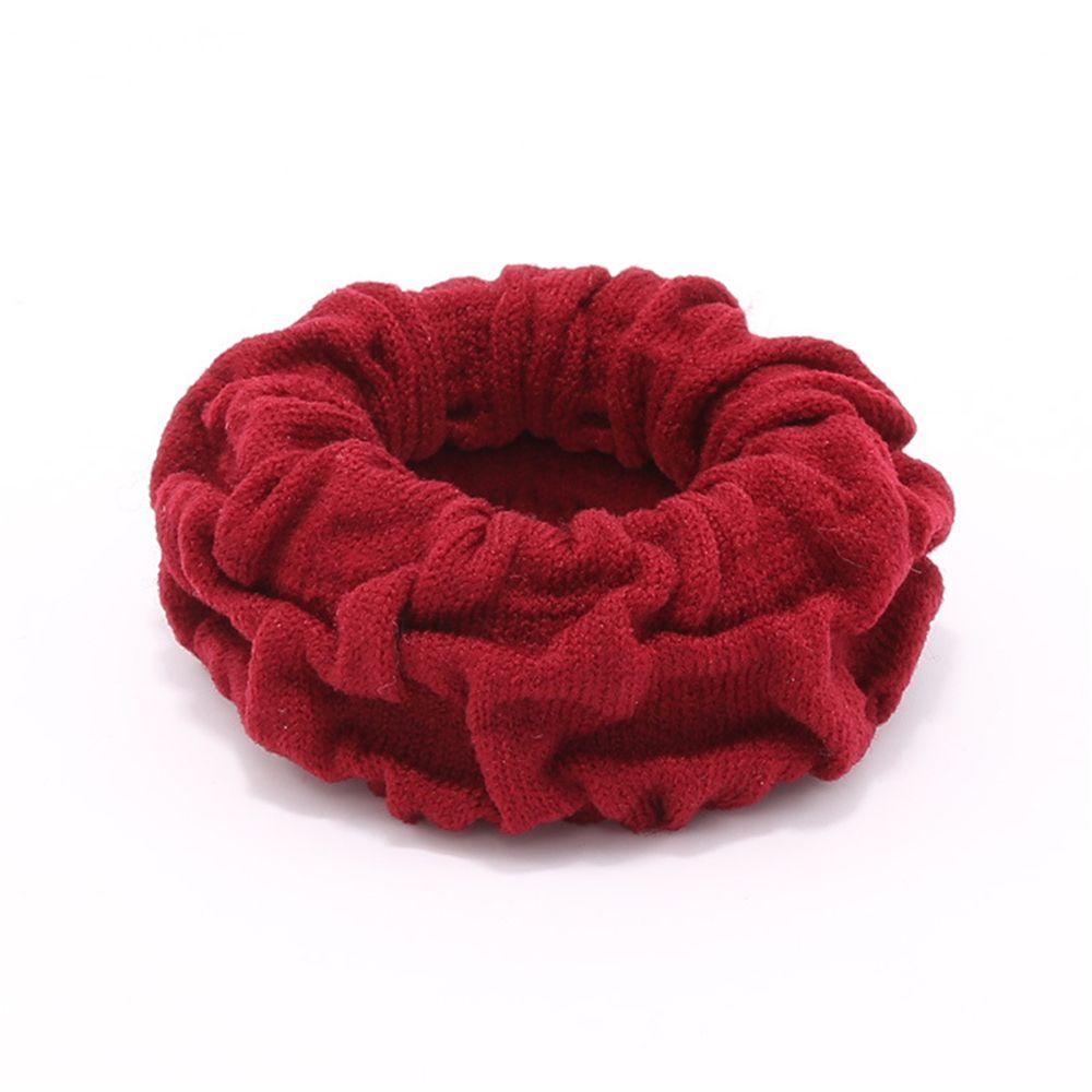 Mix Colors Accessories Rubber Band Scrunchie Elastic Hair Rope Wide Hair Bands Ponytail Holder