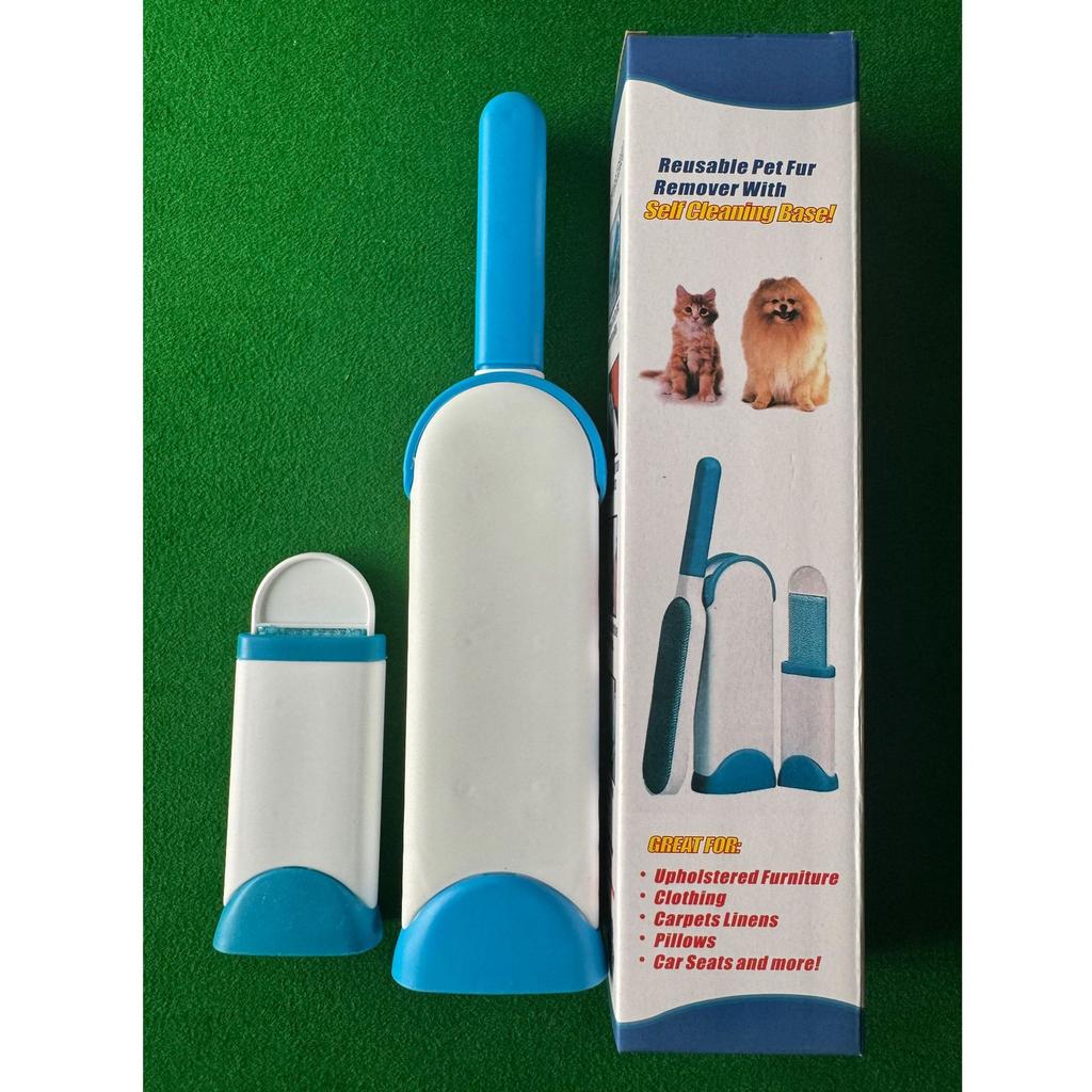 Lint Remover Brush with Retractable Storage Box Clothes Pet Hair Remover Static Brush Dust Fur Removal Tool