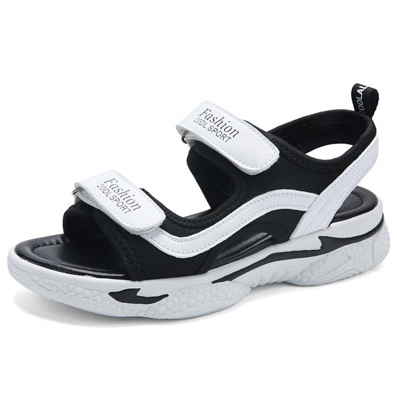 Women's Hiking Walking Open Toe Sandals Outdoor Water Sandles Athletic Adjustable Strap Sandals Comfortable Arch Support Platform Slides for Women