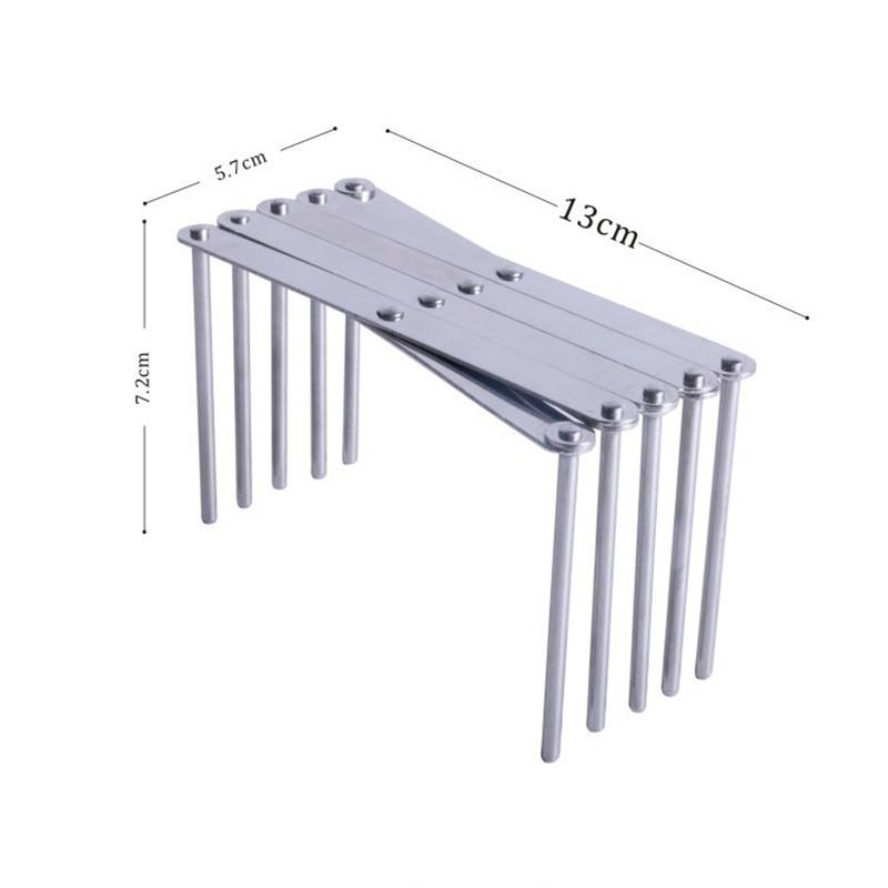 Kitchen Pot Lid Storage Rack, Multifunctional Telescopic Folding Rack, Cutlery Rack for Storing Household Items