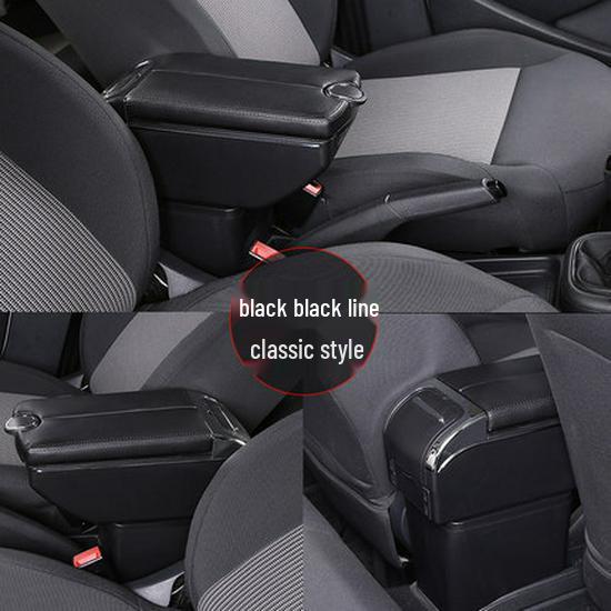 Compatible Armrest Box for Volkswagen New Santana, New Jetta, and Skoda Rapid Central Armrest 2018 Model.