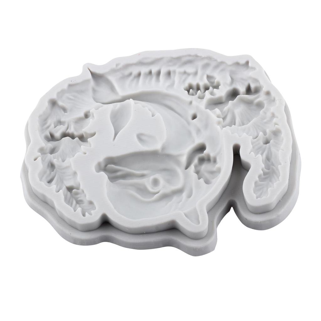 Marine Theme Silicone Mold Dolphin Conch Octopus Fondant Molds Cake Decorating Tools Theme Cake Dessert Decorated Chocolate Candy Mold