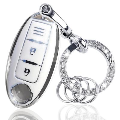 (yoshinari) Étui pour clé intelligente NISSAN Infiniti Porte-clés Days Serena X-Trail Elgrand Skyline Note