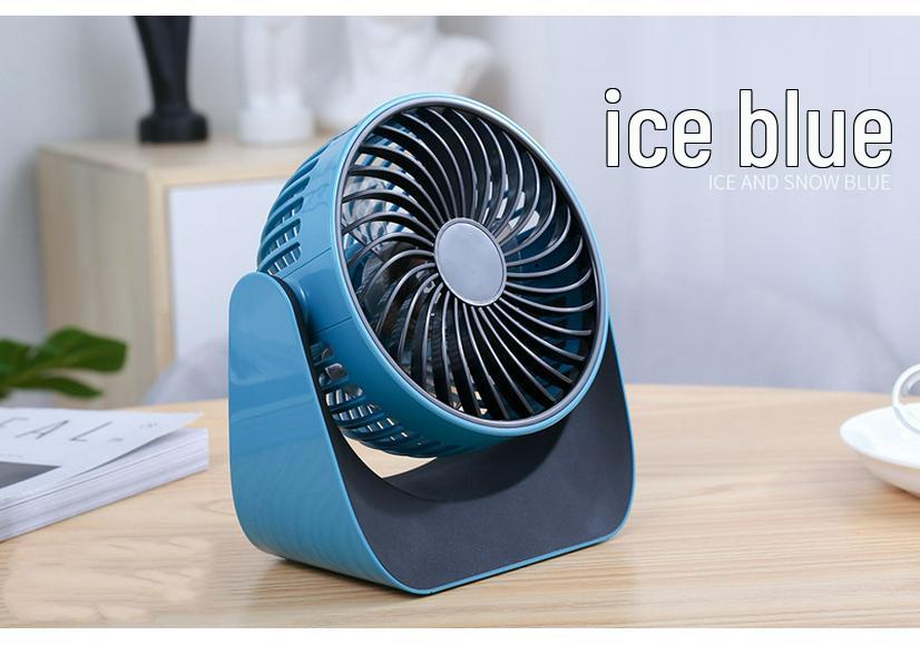 Compact High-Power Mini Fan: USB Rechargeable Portable Desk Fan for Classroom, Dormitory, or Office 155x155x140 mm