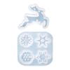 Silicone Moulds Jewellery Casting Supplies Snowflake Deer Earring Pendant Molds