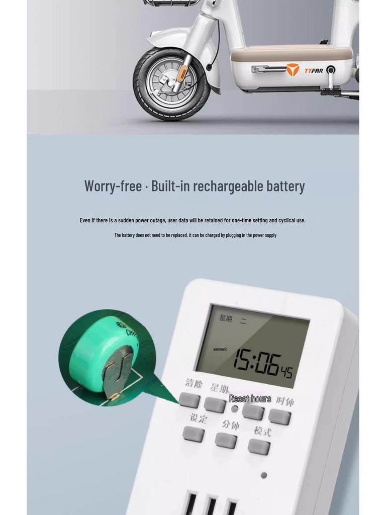 Smart Timer Switch for Automatic Power Off in Fish Tanks & Electric Vehicles